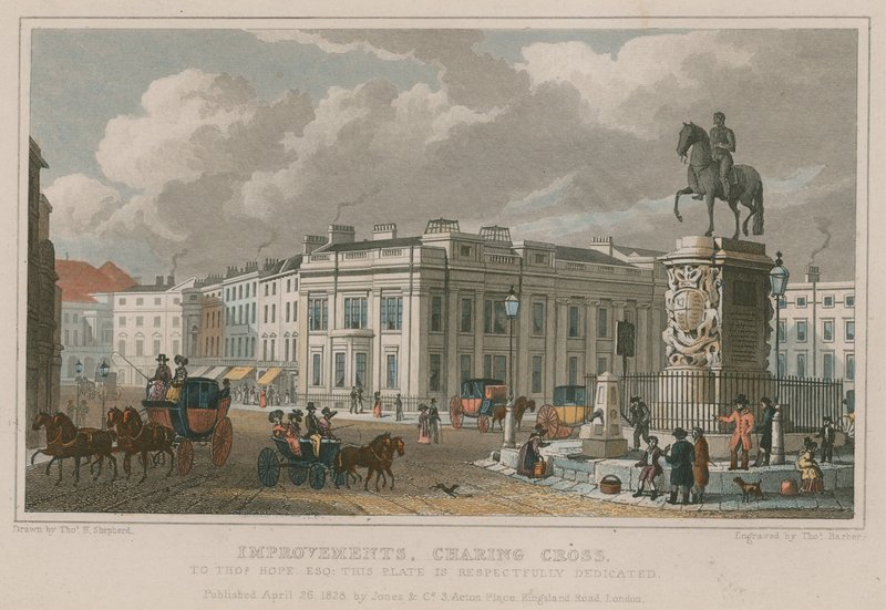 Verbesserungen, Charing Cross, London von Thomas Hosmer Shepherd