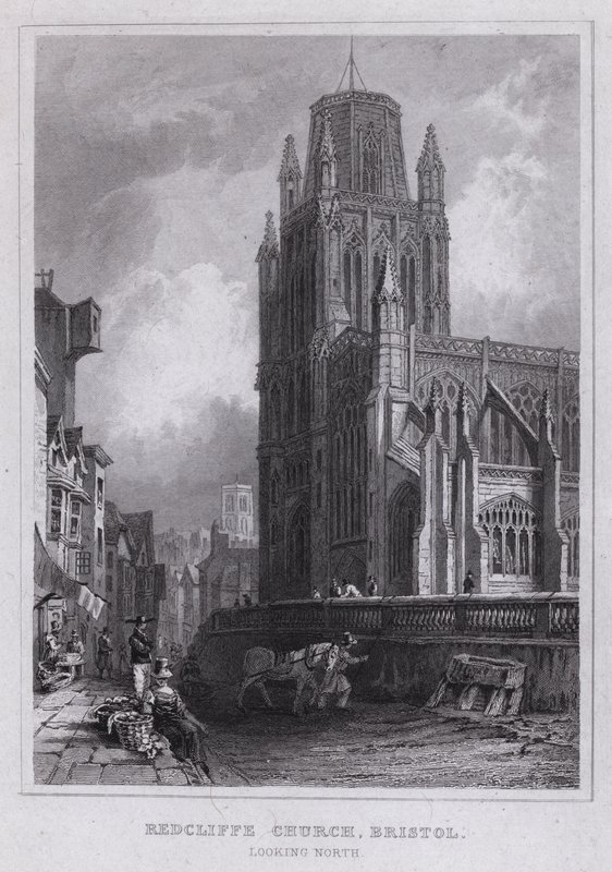 Redcliffe Kirche, Bristol, Blick nach Norden von Thomas Hosmer Shepherd