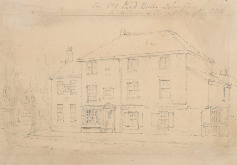 Das alte Pied Bull Inn, Islington von Thomas Hosmer Shepherd