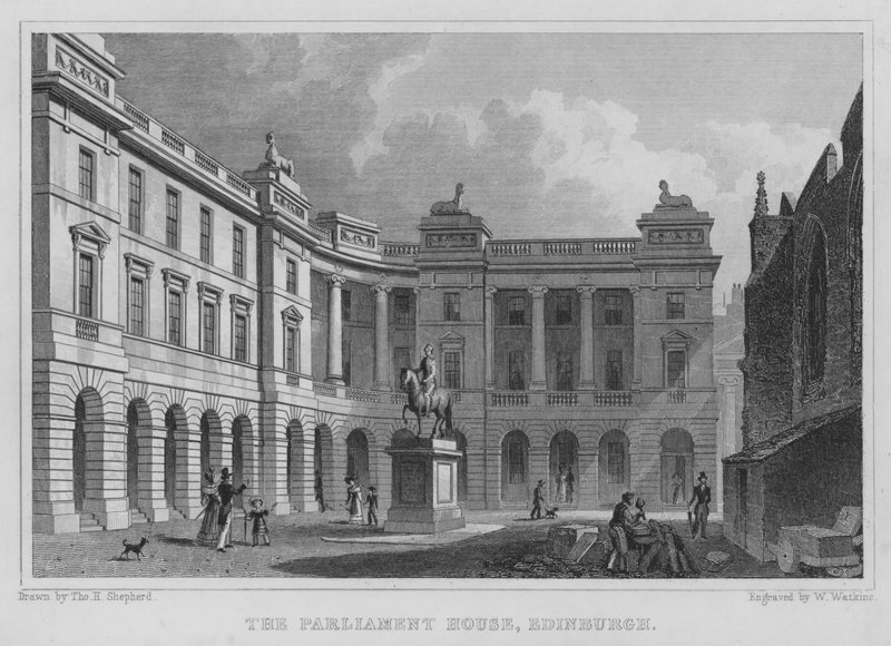 Das Parlamentshaus, Edinburgh von Thomas Hosmer Shepherd