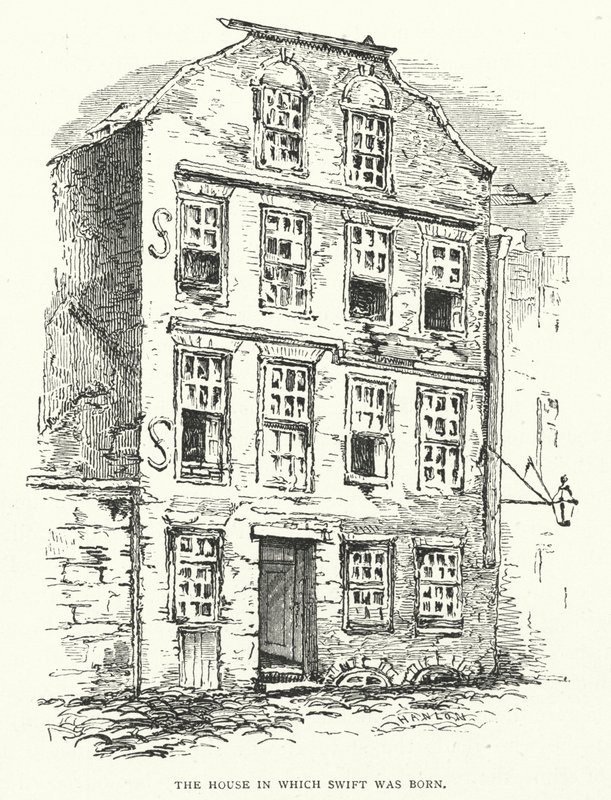 Illustration für das Leben von Jonathan Swift von Thomas Morten