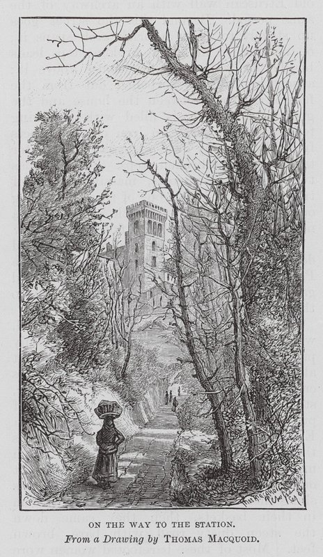 Auf dem Weg zum Bahnhof von Thomas Robert Macquoid