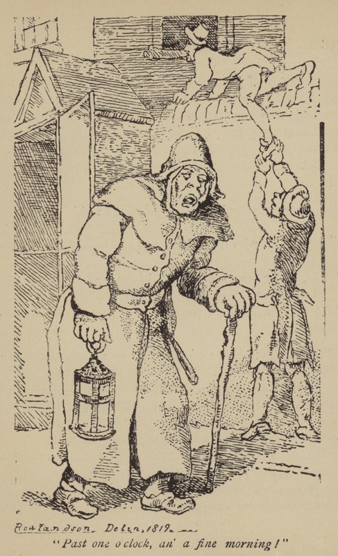 Nach ein Uhr, ein schöner Morgen! von Thomas Rowlandson