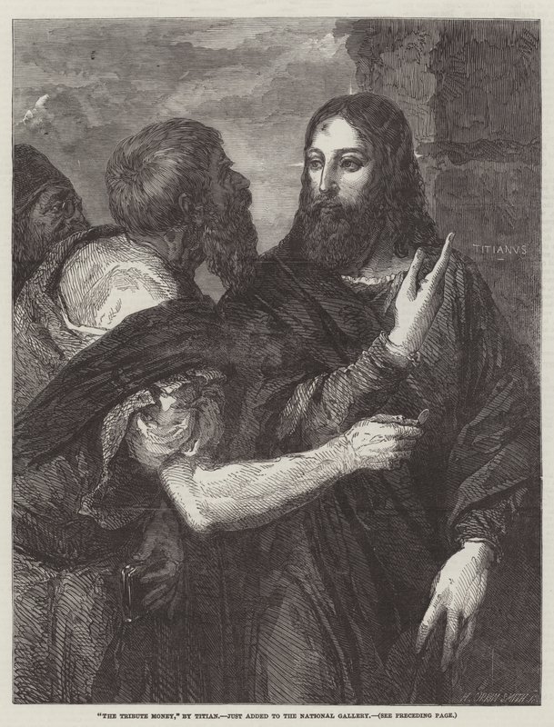 Das Zinsgroschen von Tiziano Vecelli