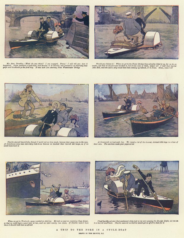 Eine Reise zum Nore in einem Zyklus-Boot von Tom Browne