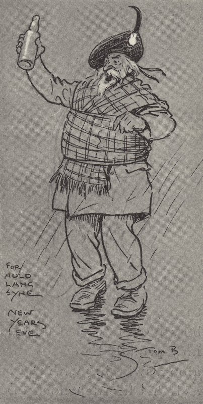 Für Auld Lang Syne, Silvester von Tom Browne