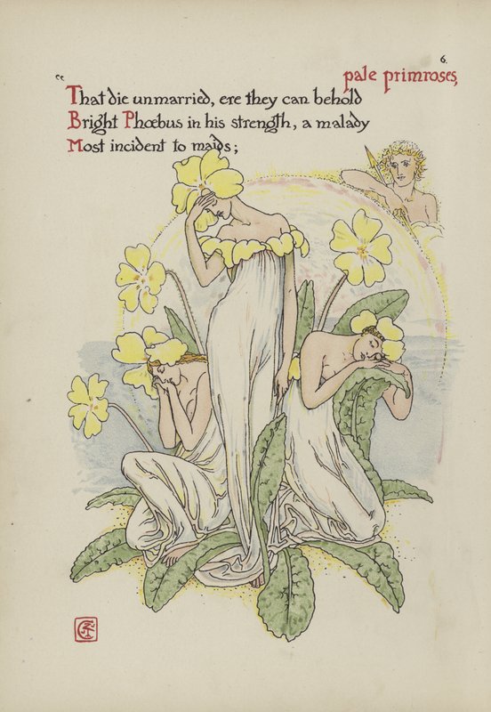 Blumen aus Shakespeares Garten von Walter Crane