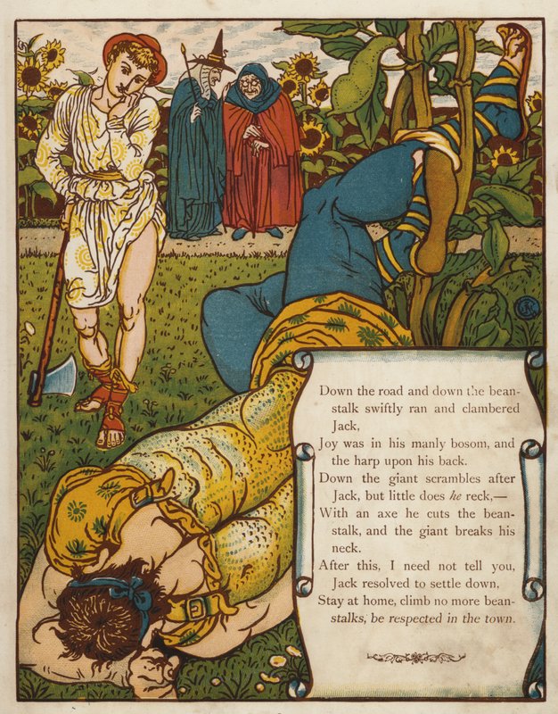 Hans und die Bohnenranke von Walter Crane