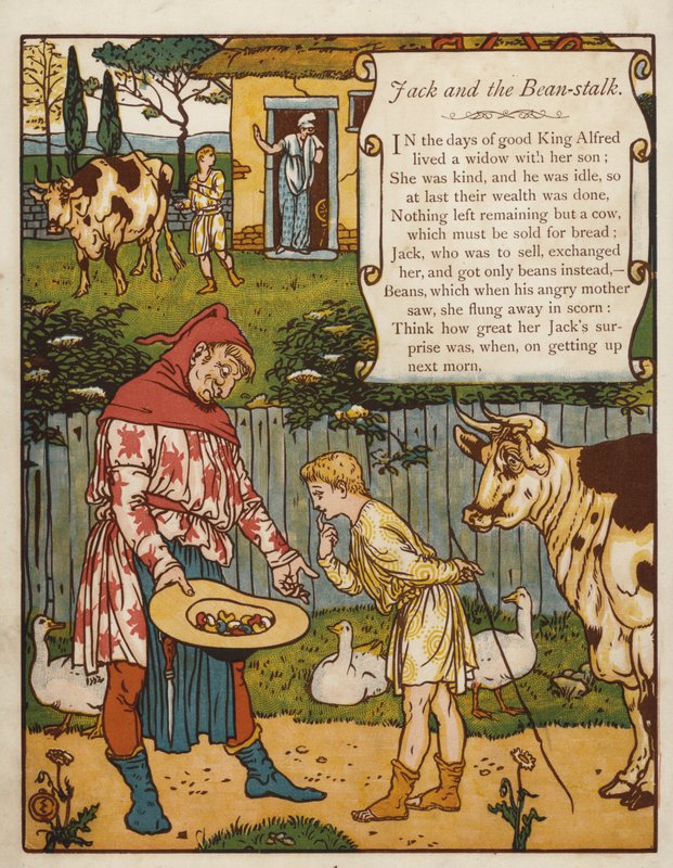 Jack und die Bohnenranke von Walter Crane