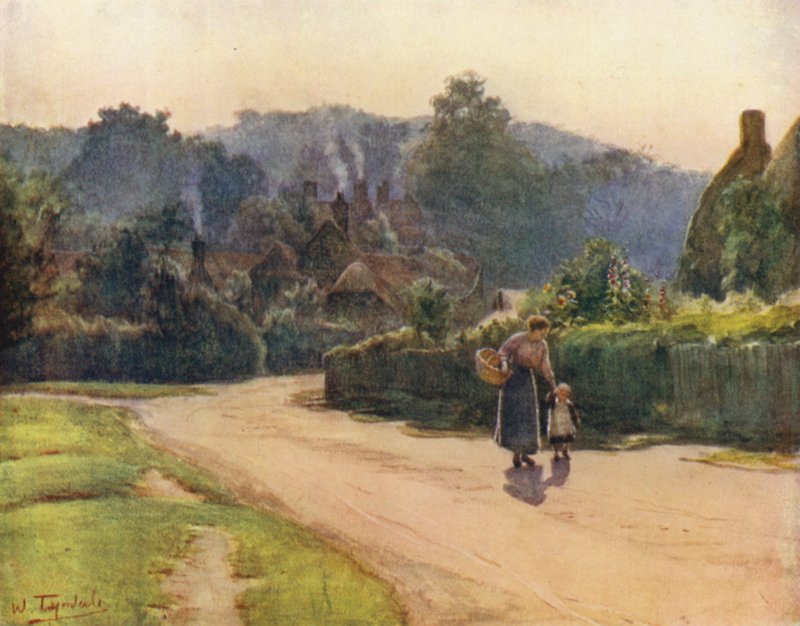 Der New Forest: Das Dorf Emery Down von Walter Frederick Roofe Tyndale