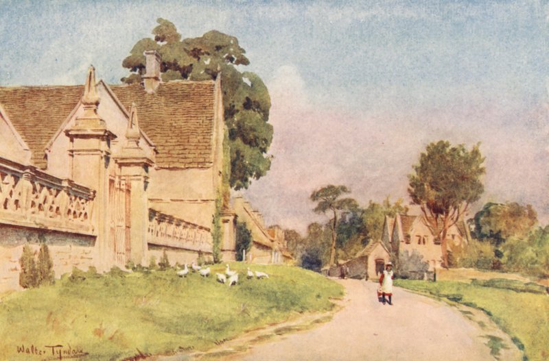 Wessex: Claverton Manor, in der Nähe von Bath (Farblithografie) von Walter Frederick Roofe Tyndale