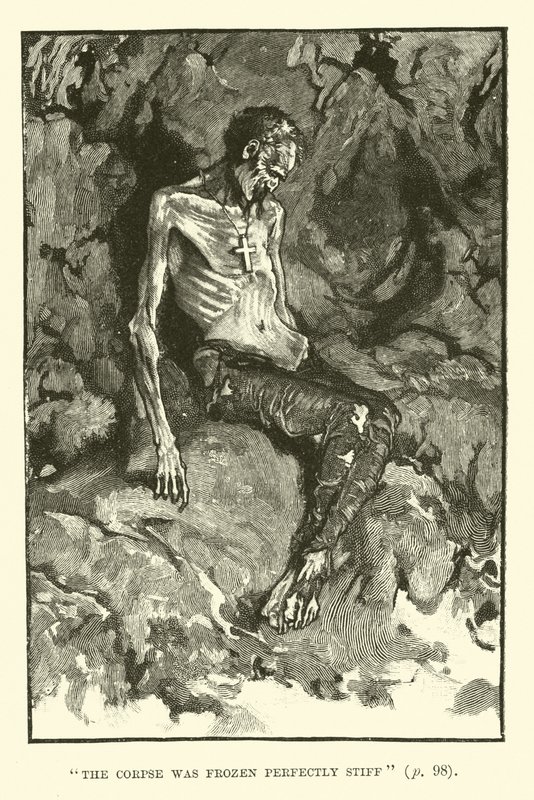 Illustration für König Salomons Schatzkammer von H. Rider Haggard von Walter Paget