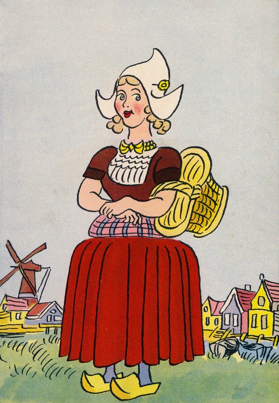 Walter Triers verrückte Kostüme: Holland von Walter Trier
