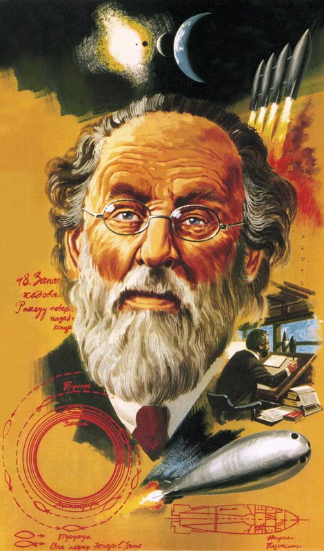 Männer und Maschinen: Der Raketenmann: Konstantin Tsiolkovsky von Wilf (20th century) Hardy