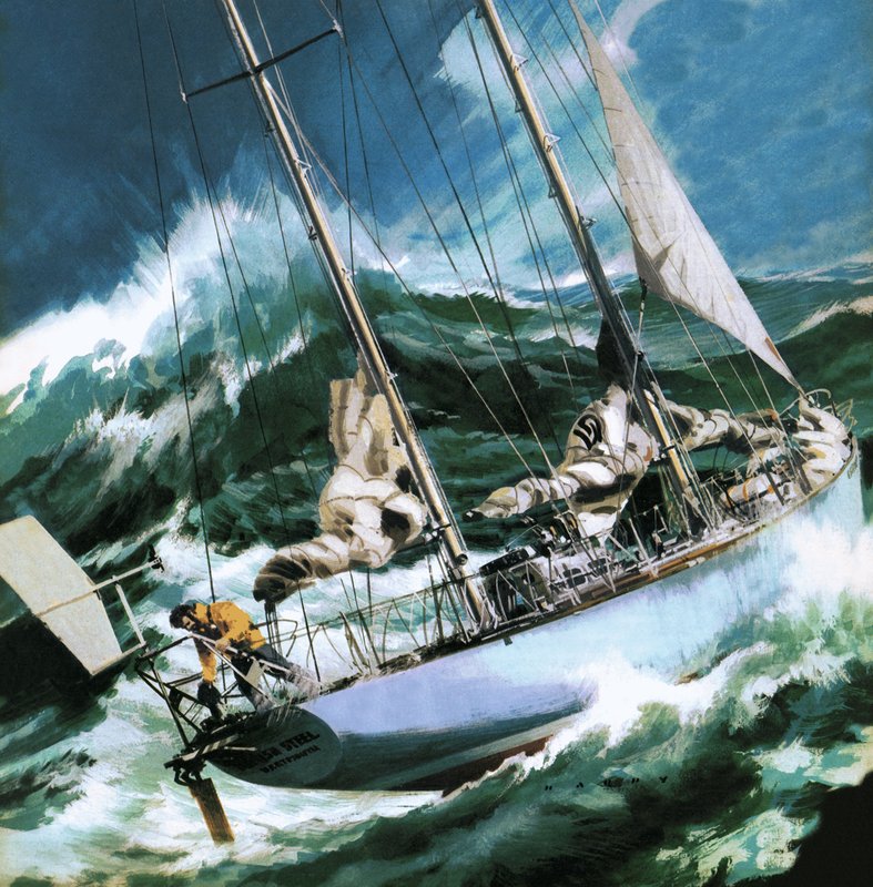 Segeln um die Welt -- Der falsche Weg von Wilf (20th century) Hardy
