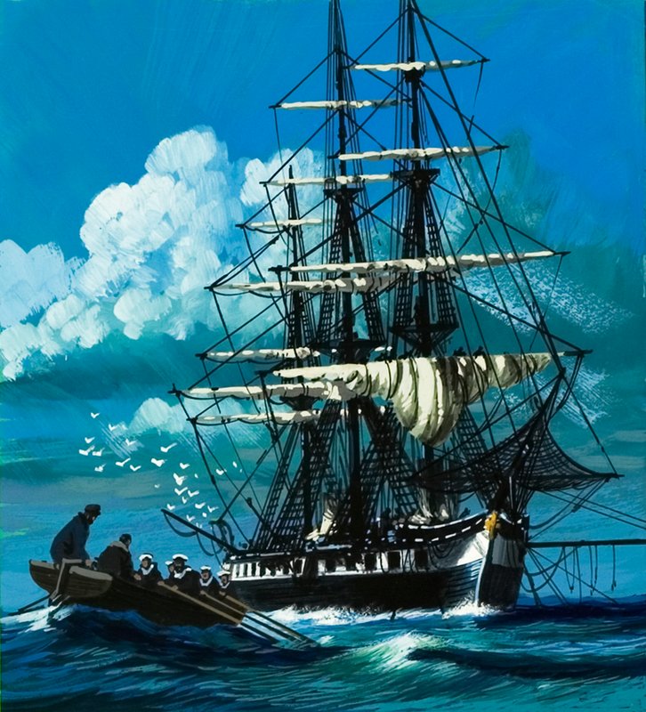 Die Challenger-Expedition der 1870er Jahre von Wilf (20th century) Hardy
