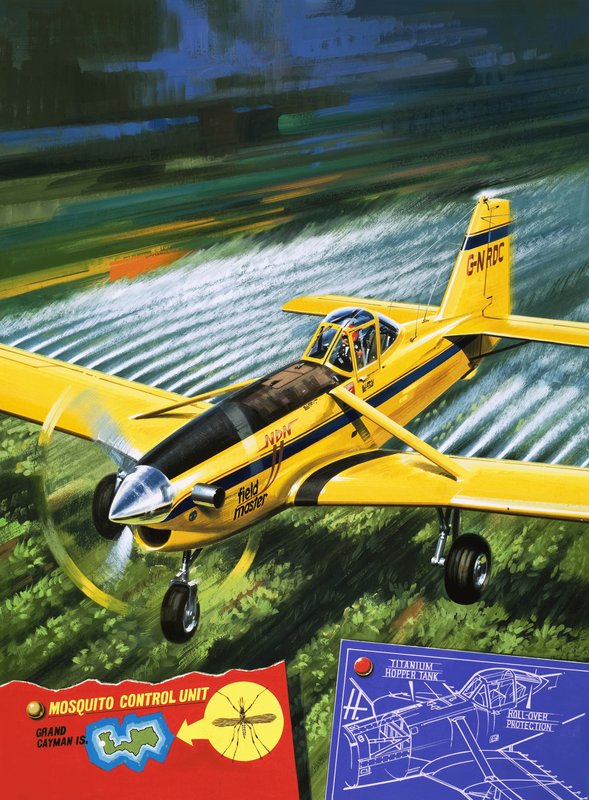 Der HDN Fieldmaster, ein Tiefdecker für die Landwirtschaft von Wilf (20th century) Hardy