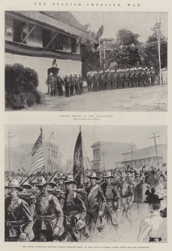 Der Spanisch-Amerikanische Krieg von William Barnes Wollen