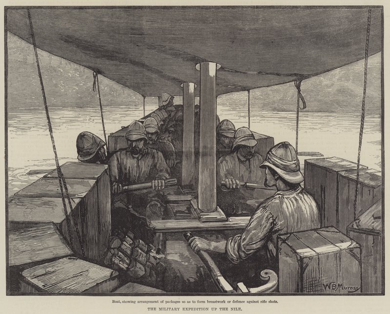 Die Militärexpedition den Nil hinauf von William Bazett Murray