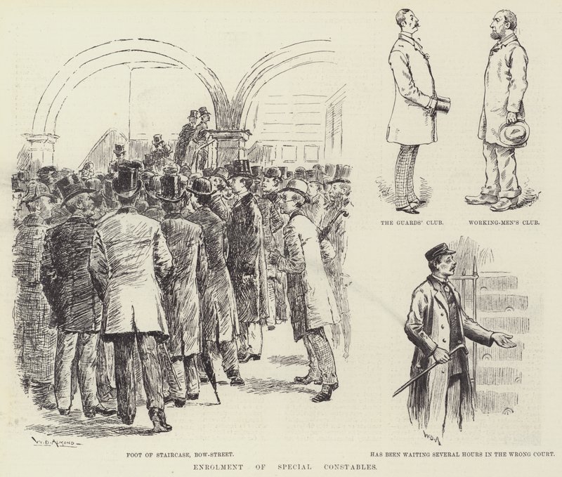 Einschreibung von Sonderpolizisten von William Douglas Almond