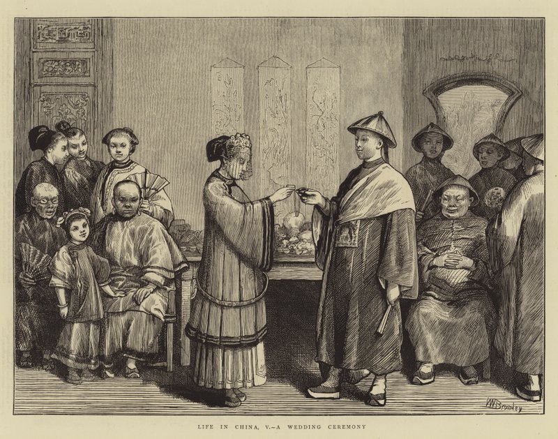 Leben in China, V, eine Hochzeitszeremonie von William III Bromley