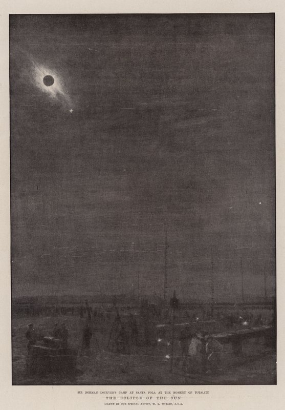 Die Sonnenfinsternis von William Lionel Wyllie
