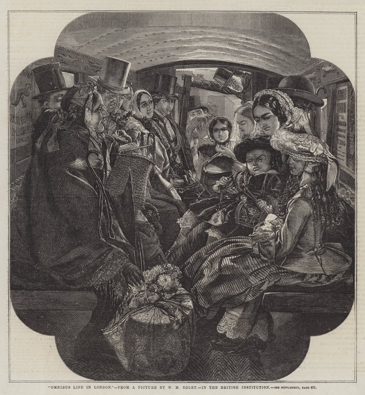 Omnibusleben in London von William Maw Egley