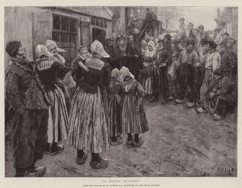 Eine holländische Auktion von William Rainey