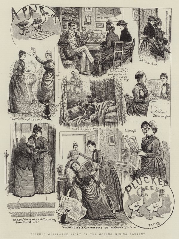 Gerupfte Gänse, die Geschichte der Gobang Mining Company von William Ralston