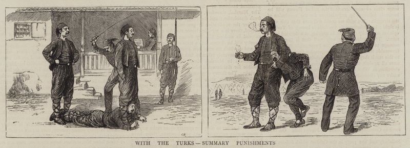 Mit den Türken, Zusammenfassende Strafen von William Ralston