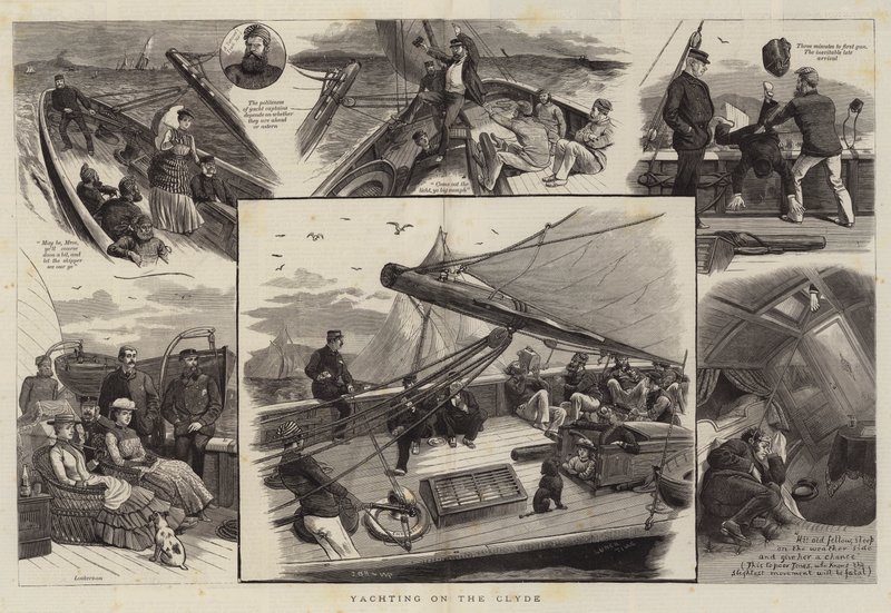 Segeln auf dem Clyde von William Ralston