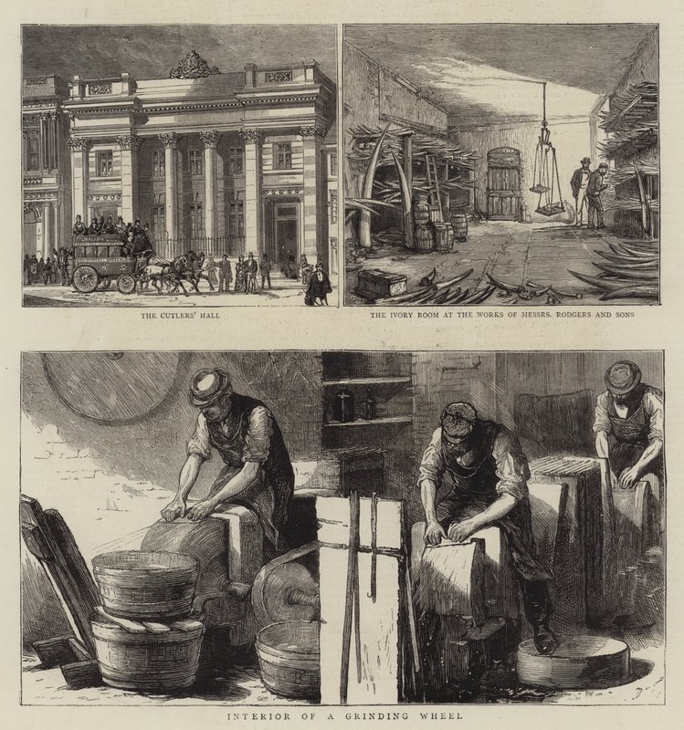 Gebäude und Industrien von Sheffield von William Small