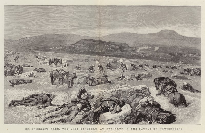 Dr. Jamesons Trek, der letzte Kampf bei Doornkop in der Schlacht von Krugersdorp von William Small