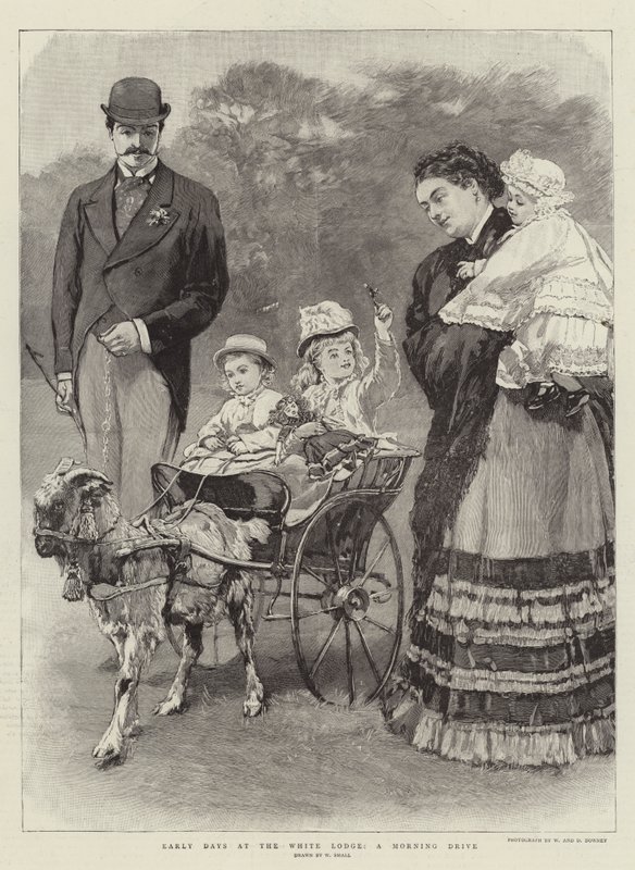 Frühe Tage in der White Lodge, eine Morgenausfahrt von William Small