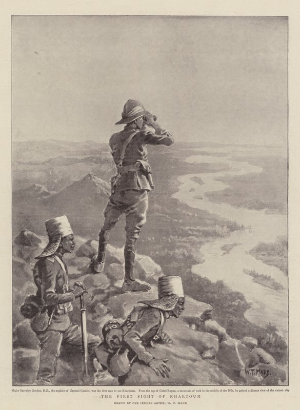 Der erste Blick auf Khartum von William T. Maud