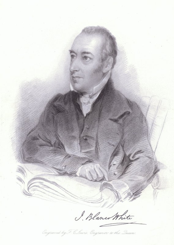 Joseph Blanco White, spanischer Theologe und Dichter von William (after) Behnes
