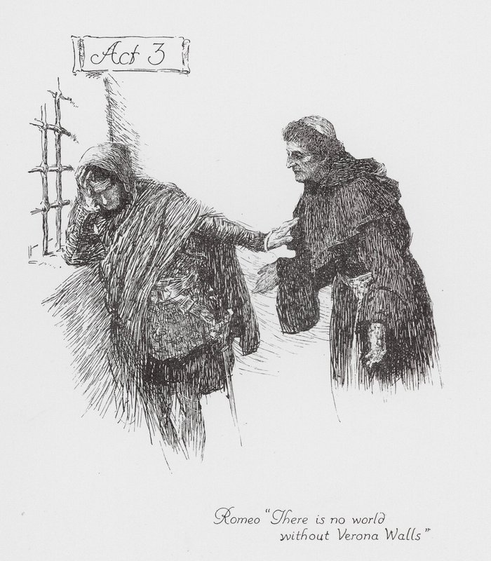 Shakespeares Romeo und Julia: Akt 3 von William (after) Hatherell