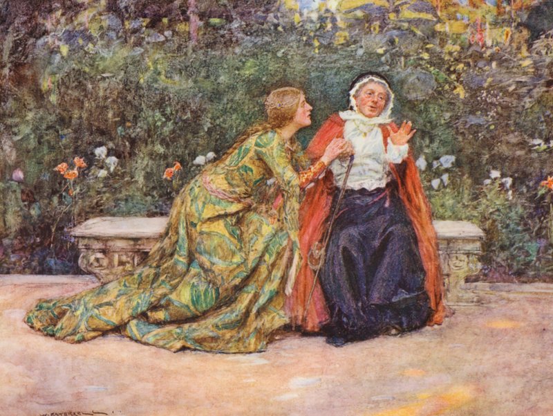 Shakespeares Romeo und Julia: Akt II, Szene V von William (after) Hatherell