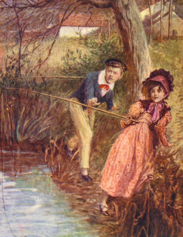 Illustration für Die Mühle am Floss von George Eliot von William (after) Rainey
