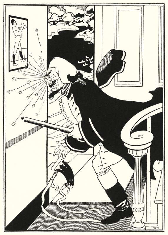 Illustration für die Abenteuer des Baron Münchhausen von William (after) Strang