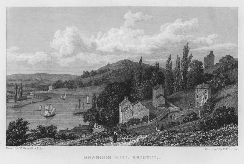 Brandon Hill, Bristol von William (after) Westall