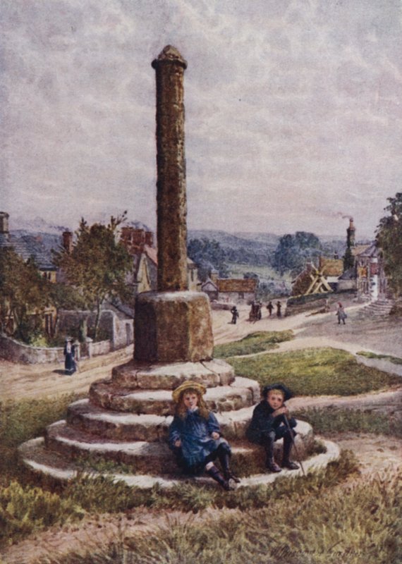 Das alte Kreuz, Great Longstone von William Biscombe Gardner
