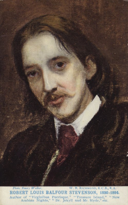 Robert Louis Stevenson (1850-1894), schottischer Schriftsteller, Dichter und Reiseschriftsteller von William Blake Richmond