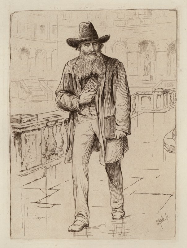 Alexander Campbell Fraser, Professor der Logik und Metaphysik (Stich) von William Brassey (after) Hole
