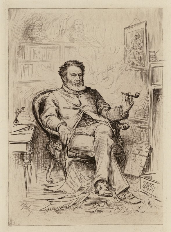David Masson, Professor für Rhetorik und englische Literatur von William Brassey (after) Hole