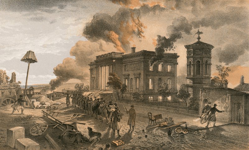 Öffentliche Bibliothek und Tempel der Winde von William Crimea Simpson