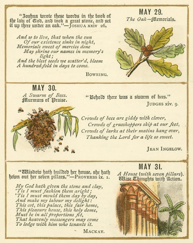Seite aus dem Bibel-Emblem-Jubiläumsbuch von William Foster