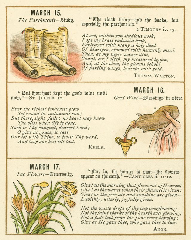 Seite aus dem Bibel-Emblem-Jubiläumsbuch von William Foster