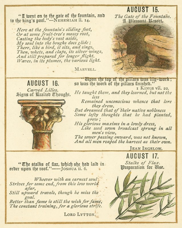 Seite aus dem Bibel-Emblem-Jubiläumsbuch von William Foster