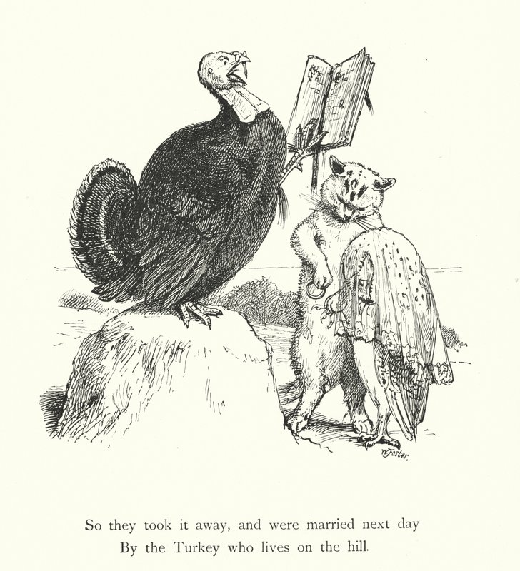 Die Eule und die Pussycat (Gravur) von William Foster